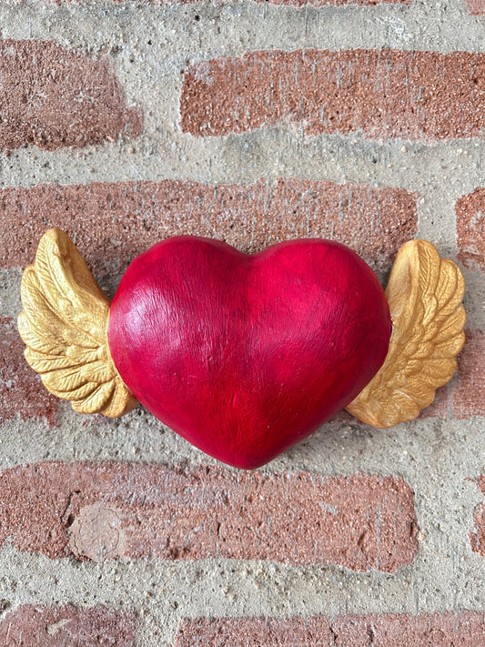 Corazón Alado Rojo