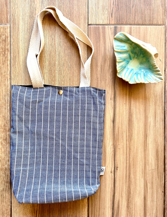 Mini Saudade Bag Líneas Blancas
